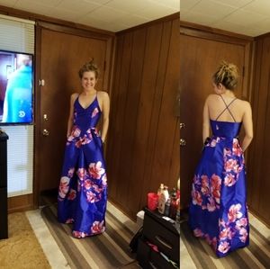 Floral prom dress